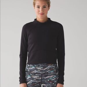 Lululemon Hill and Valley Mock Neck Long Sleeve